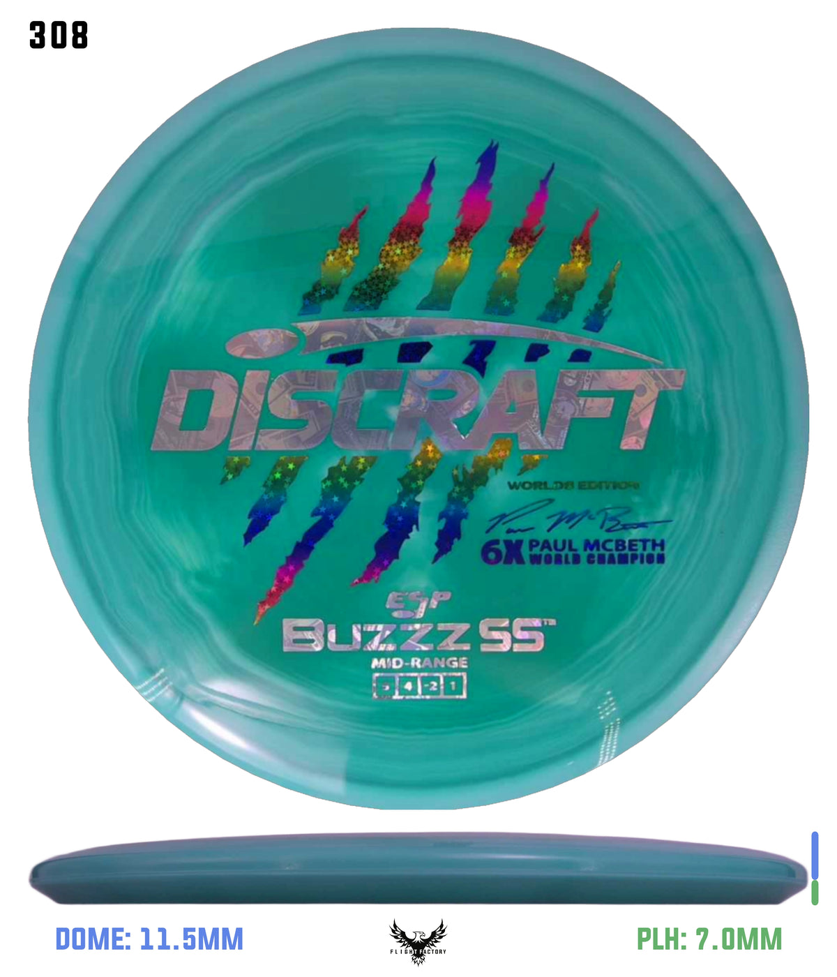 Discraft Paul McBeth 6 Claw ESP Buzzz SS - 2026 Worlds Edition (Page 2)
