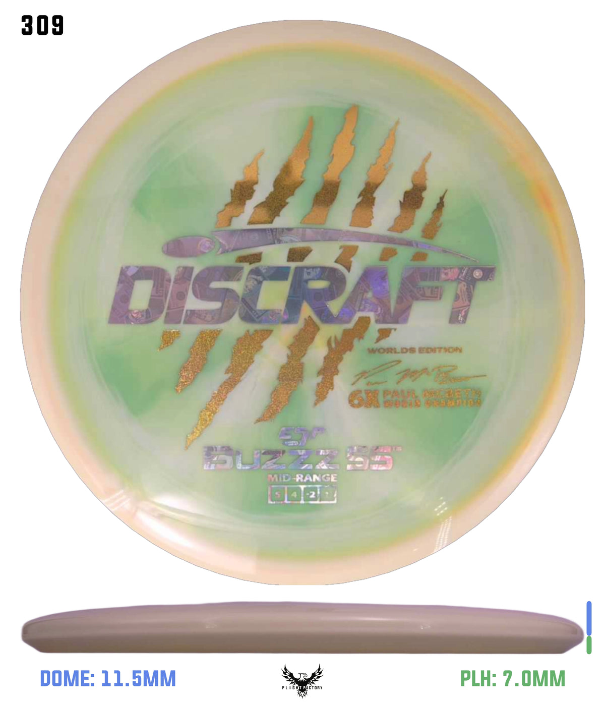 Discraft Paul McBeth 6 Claw ESP Buzzz SS - 2026 Worlds Edition (Page 2)