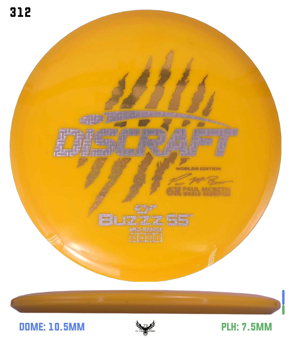 Discraft Paul McBeth 6 Claw ESP Buzzz SS - 2026 Worlds Edition (Page 2)