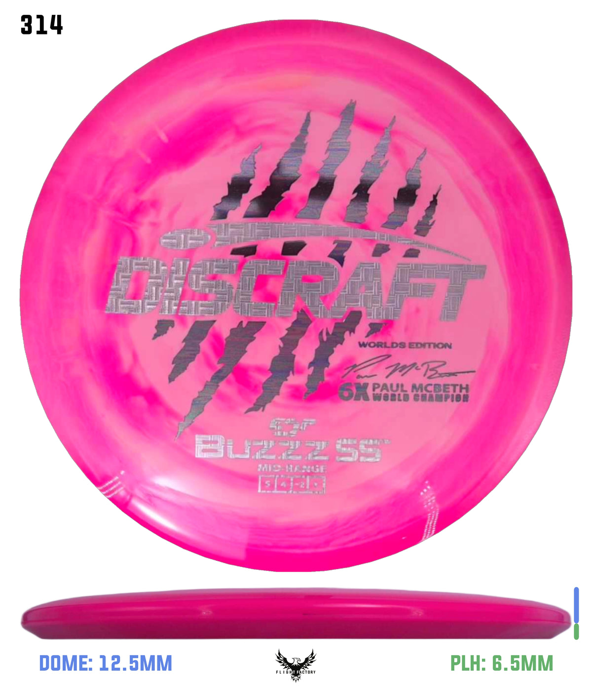 Discraft Paul McBeth 6 Claw ESP Buzzz SS - 2026 Worlds Edition (Page 2)