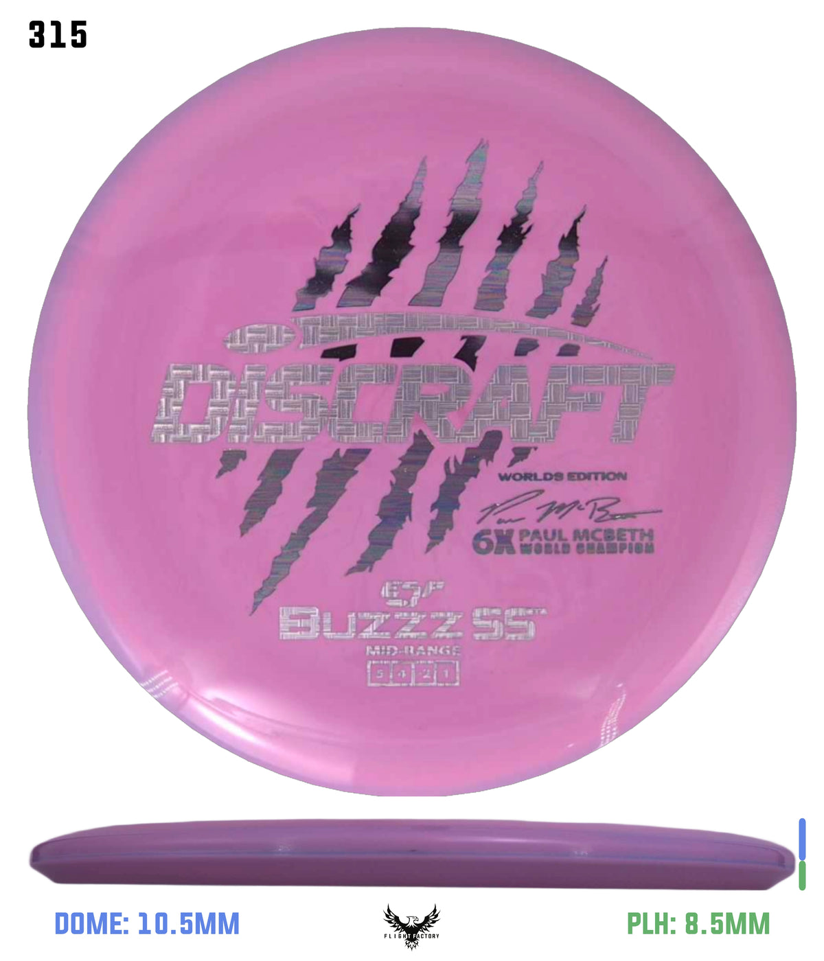 Discraft Paul McBeth 6 Claw ESP Buzzz SS - 2026 Worlds Edition (Page 2)