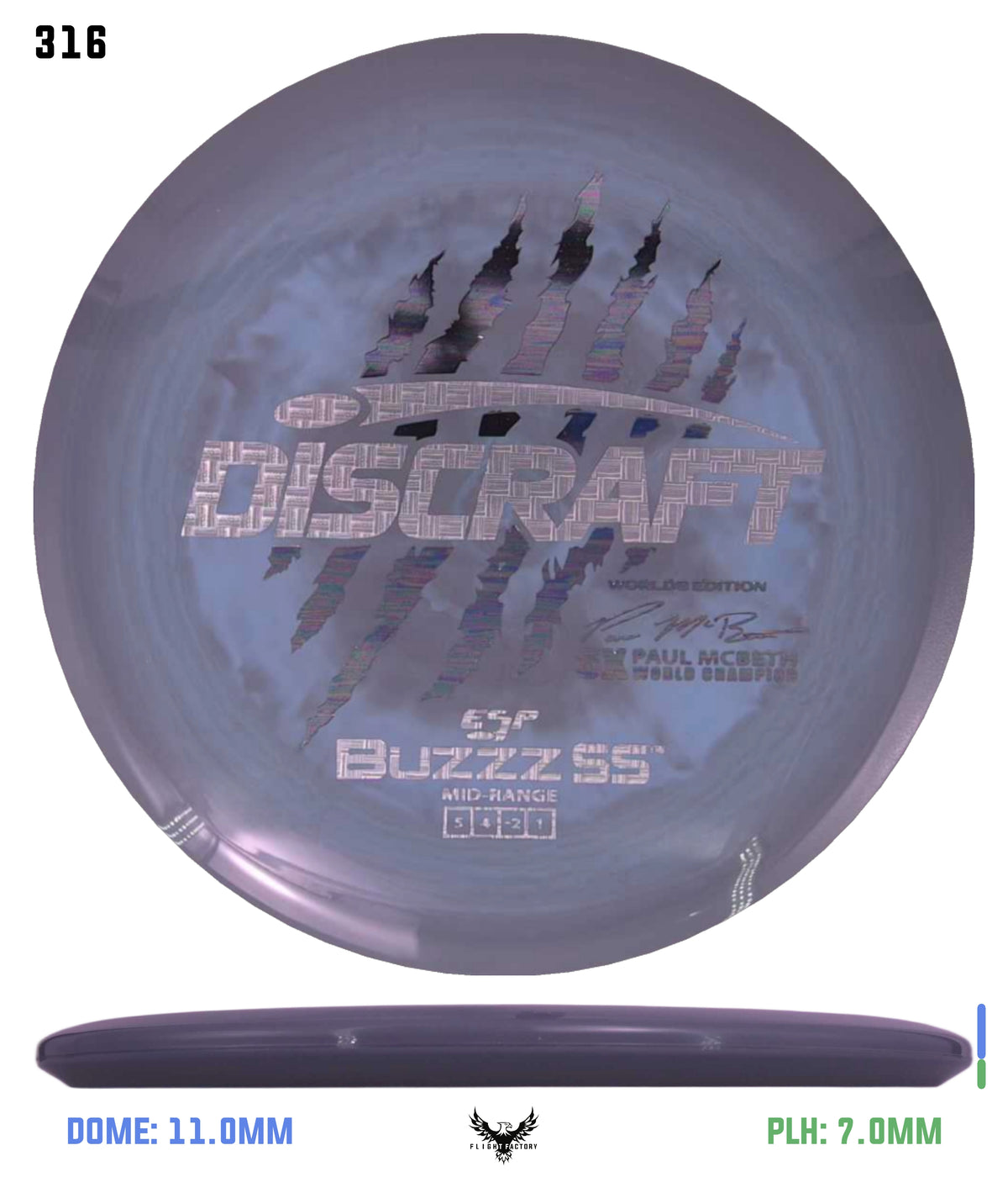 Discraft Paul McBeth 6 Claw ESP Buzzz SS - 2026 Worlds Edition (Page 2)