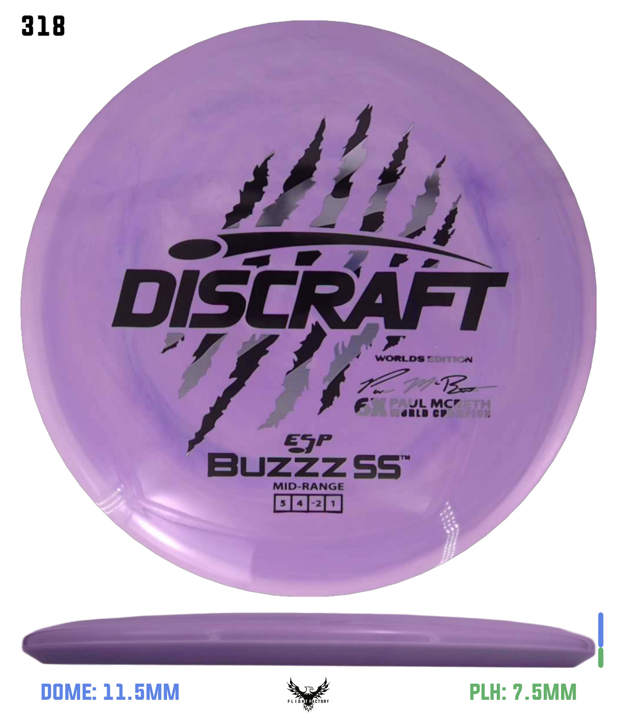 Discraft Paul McBeth 6 Claw ESP Buzzz SS - 2026 Worlds Edition (Page 2)