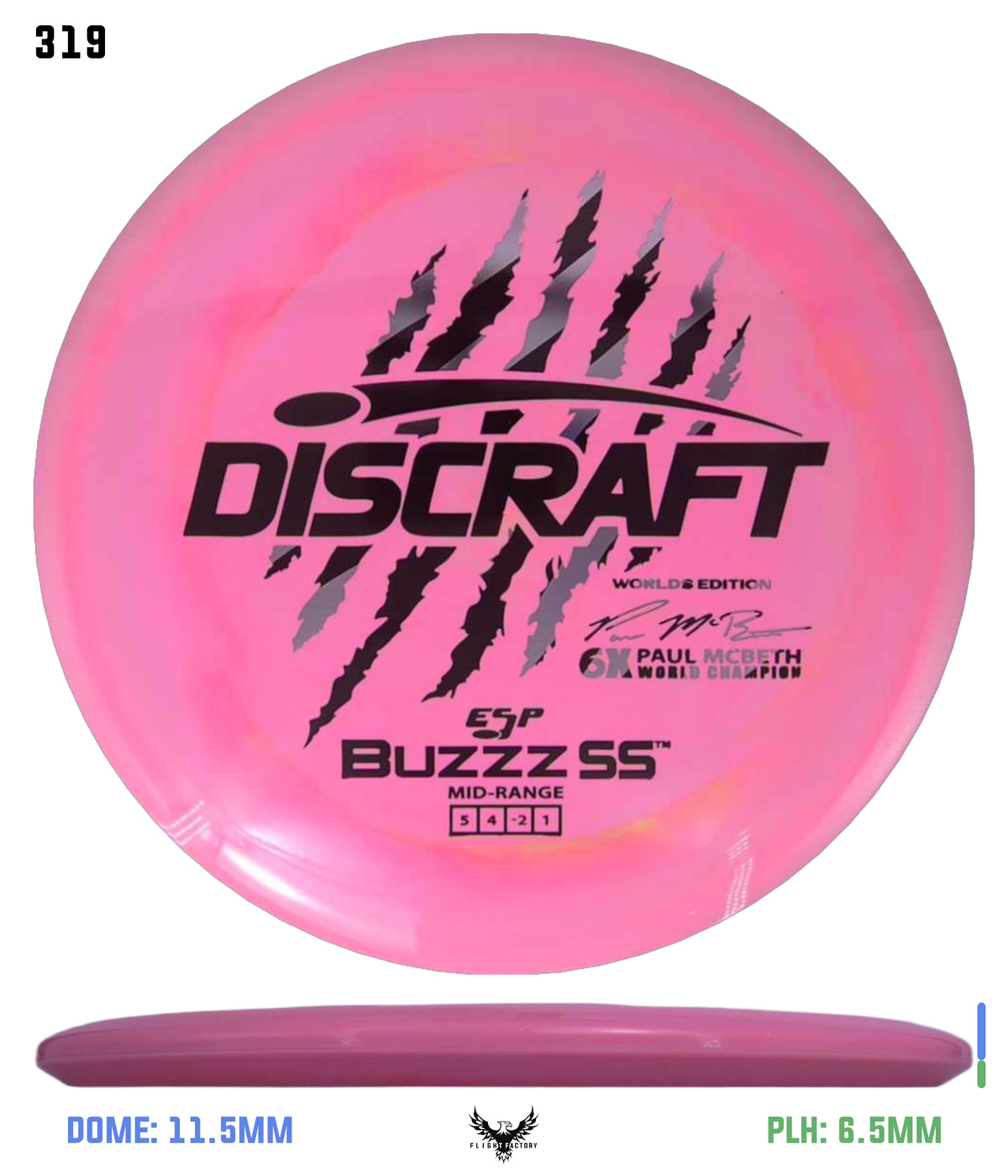 Discraft Paul McBeth 6 Claw ESP Buzzz SS - 2026 Worlds Edition (Page 2)