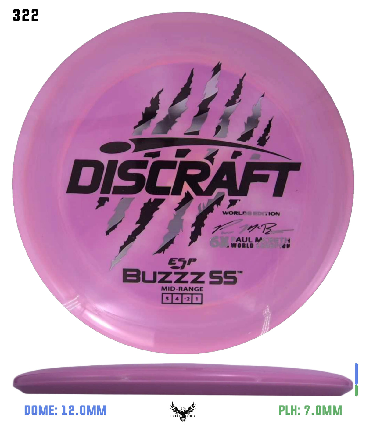 Discraft Paul McBeth 6 Claw ESP Buzzz SS - 2026 Worlds Edition (Page 2)
