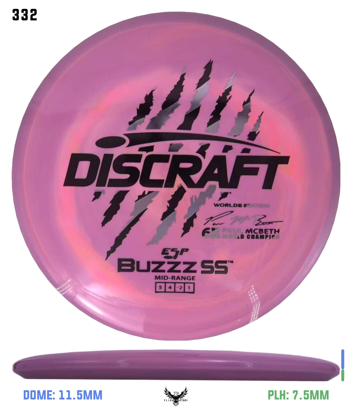 Discraft Paul McBeth 6 Claw ESP Buzzz SS - 2026 Worlds Edition (Page 2)