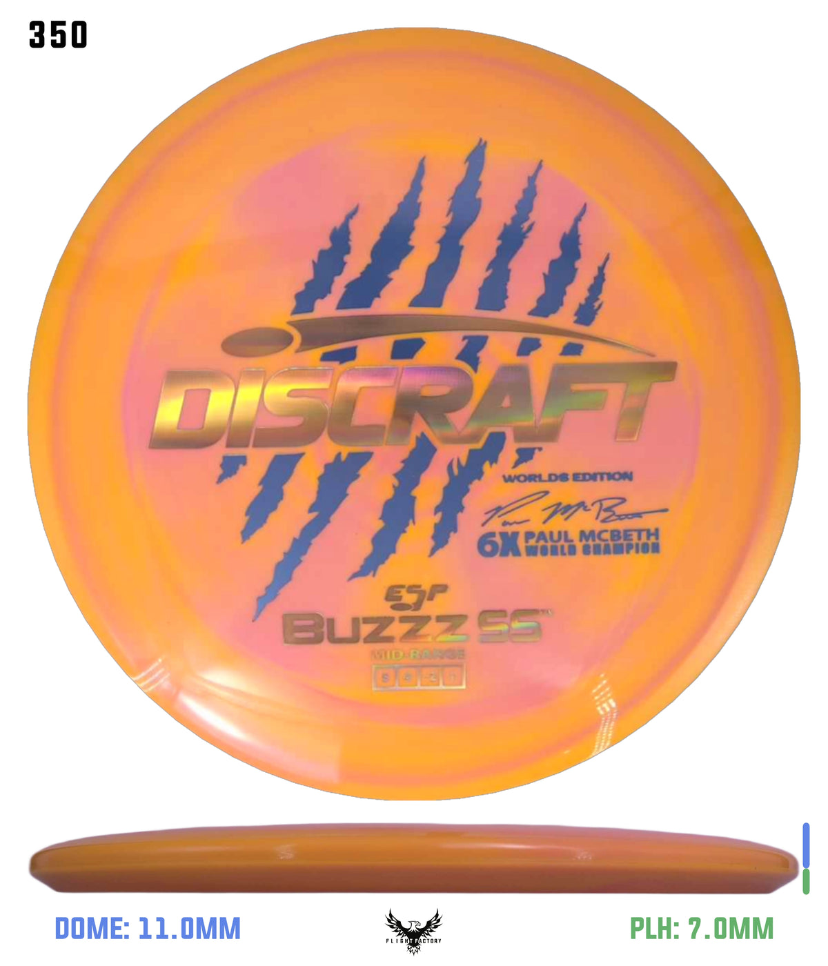 Discraft Paul McBeth 6 Claw ESP Buzzz SS - 2026 Worlds Edition (Page 2)