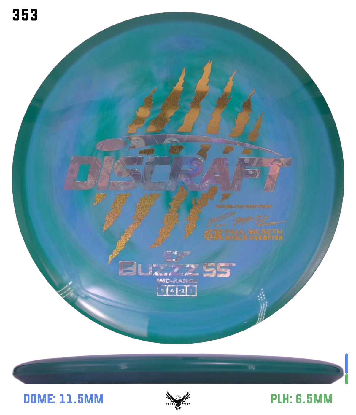 Discraft Paul McBeth 6 Claw ESP Buzzz SS - 2026 Worlds Edition (Page 2)