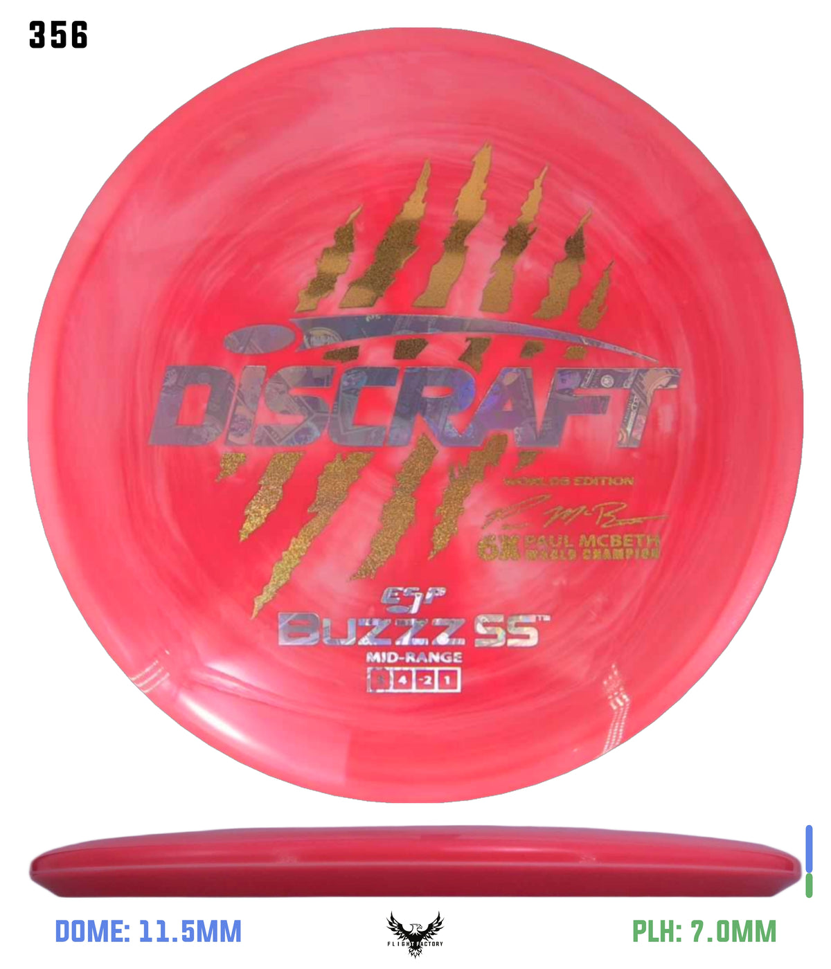Discraft Paul McBeth 6 Claw ESP Buzzz SS - 2026 Worlds Edition (Page 2)