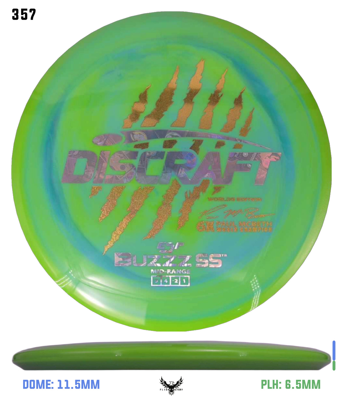 Discraft Paul McBeth 6 Claw ESP Buzzz SS - 2026 Worlds Edition (Page 2)