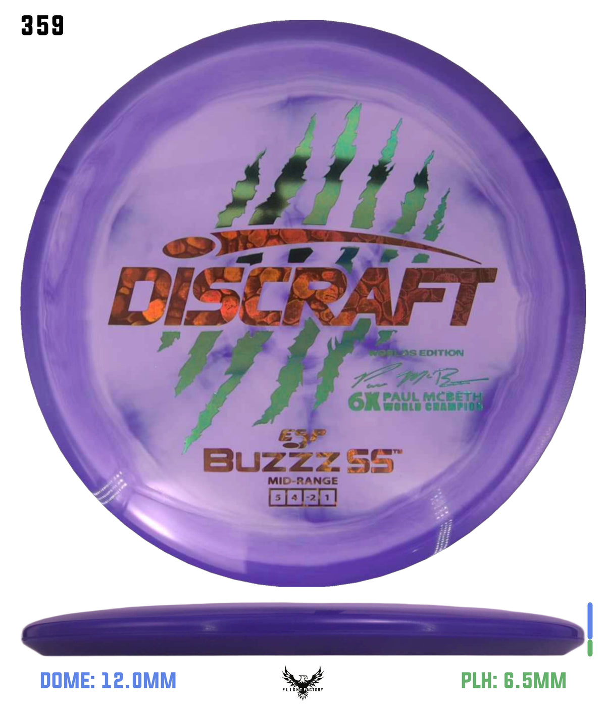 Discraft Paul McBeth 6 Claw ESP Buzzz SS - 2026 Worlds Edition (Page 2)