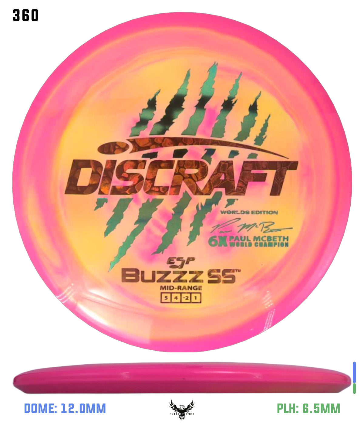 Discraft Paul McBeth 6 Claw ESP Buzzz SS - 2026 Worlds Edition (Page 2)