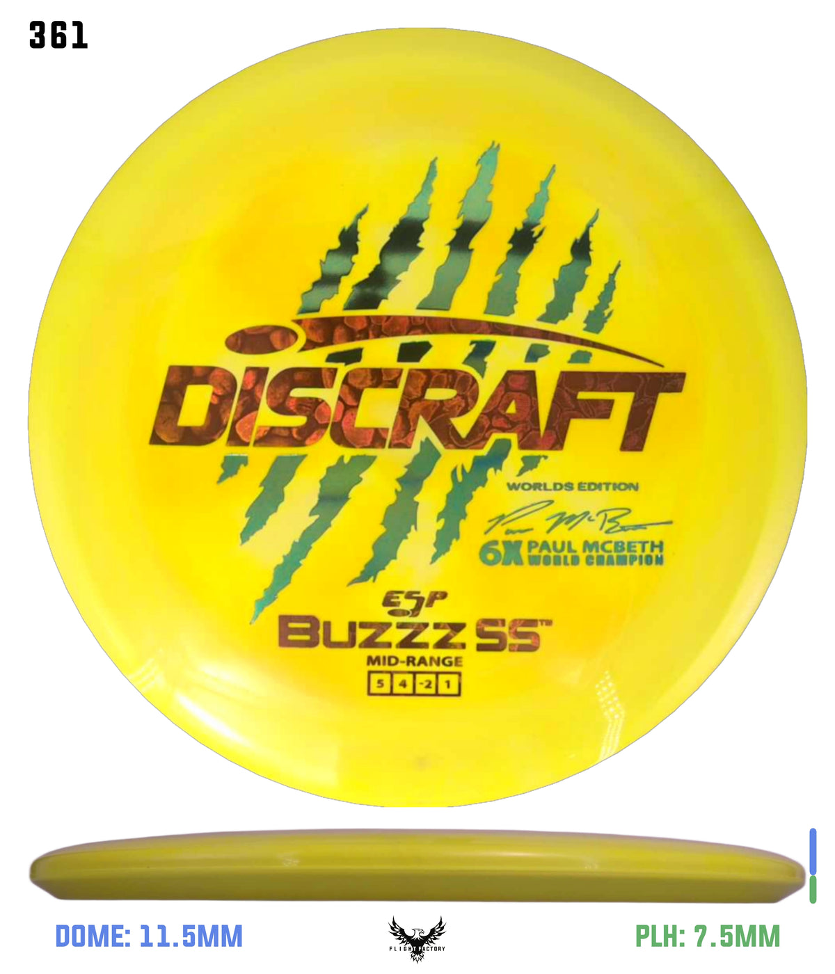 Discraft Paul McBeth 6 Claw ESP Buzzz SS - 2026 Worlds Edition (Page 2)