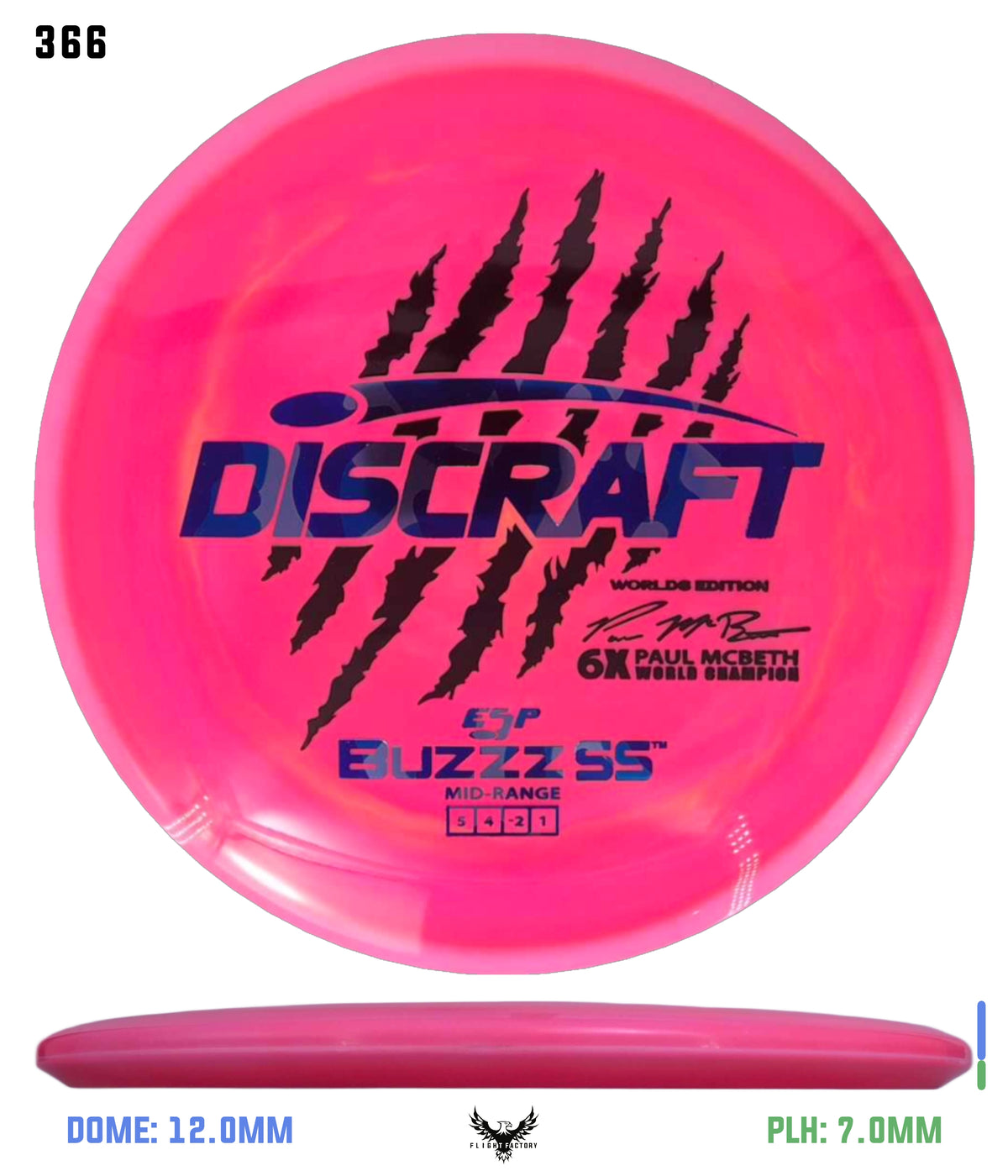 Discraft Paul McBeth 6 Claw ESP Buzzz SS - 2026 Worlds Edition (Page 2)