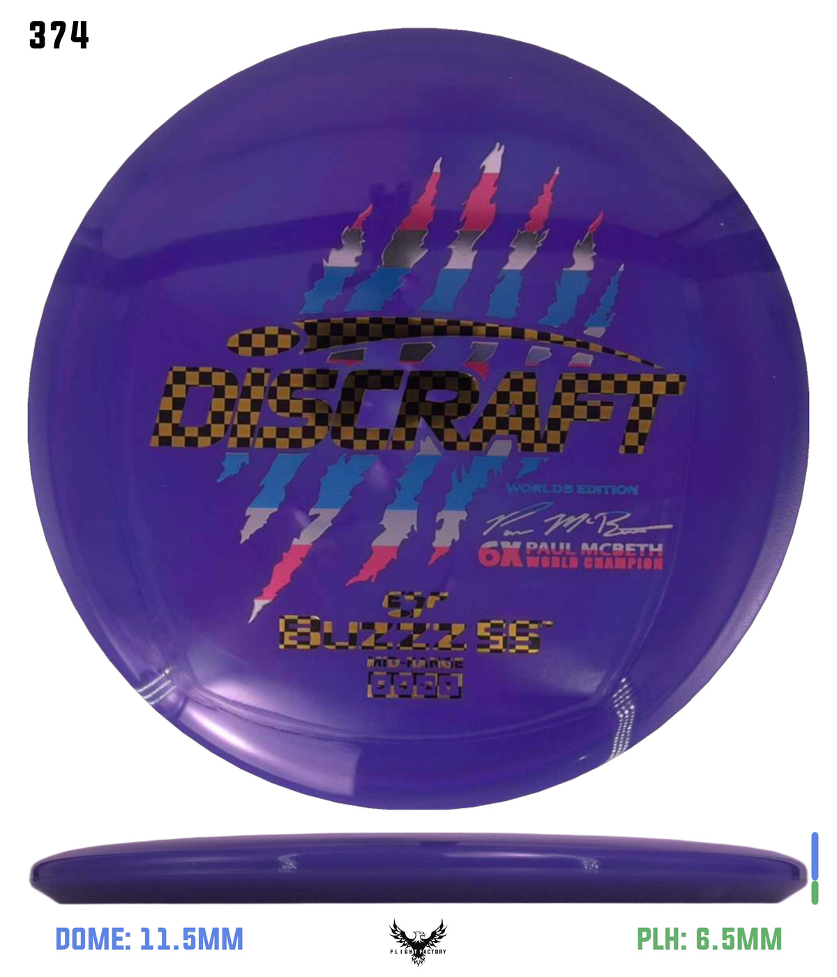Discraft Paul McBeth 6 Claw ESP Buzzz SS - 2026 Worlds Edition (Page 2)