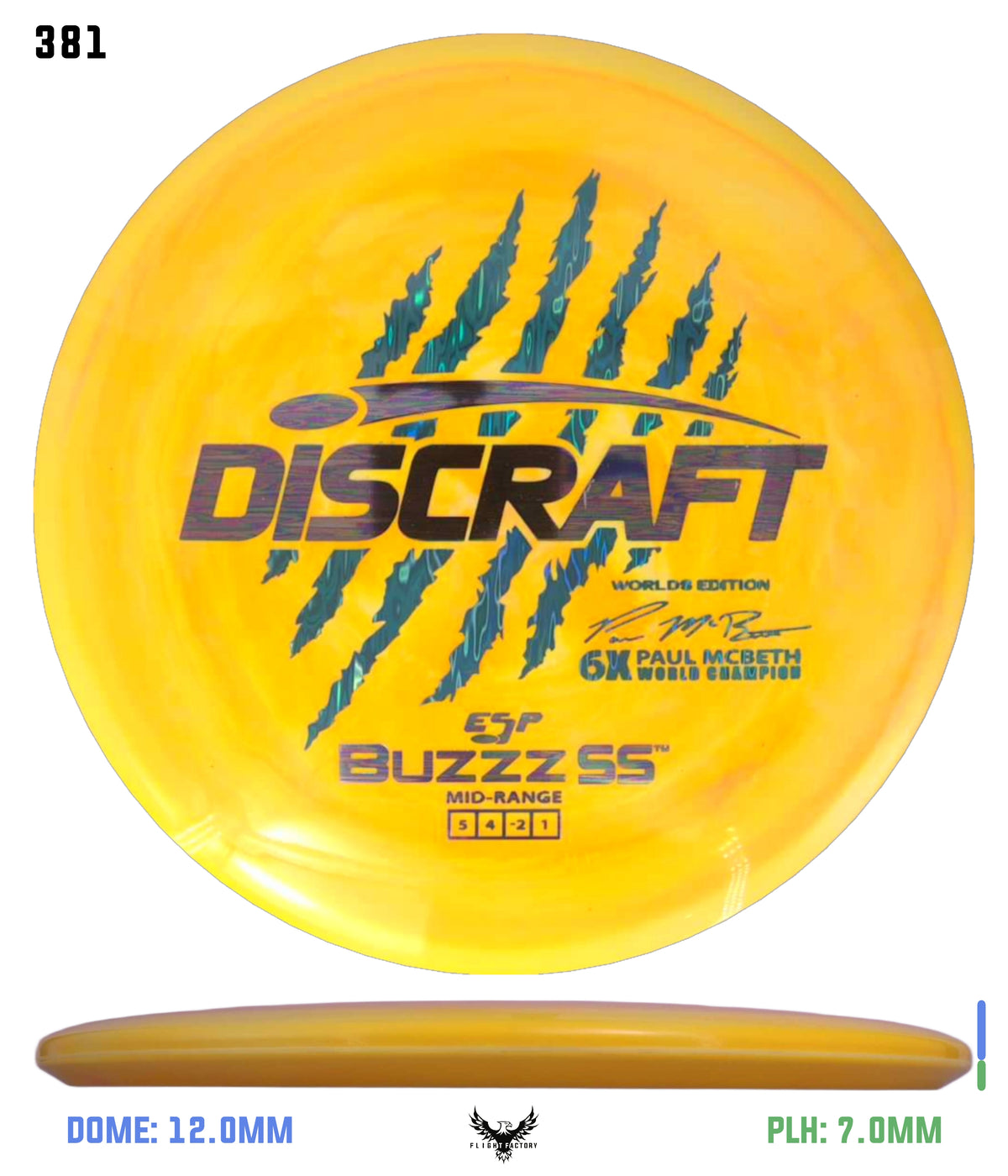 Discraft Paul McBeth 6 Claw ESP Buzzz SS - 2026 Worlds Edition (Page 2)