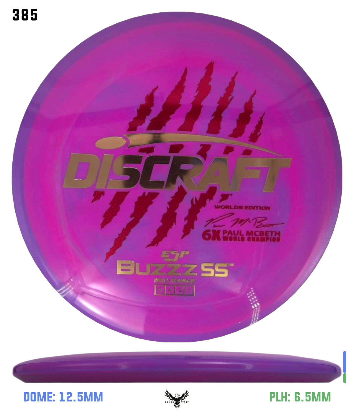 Discraft Paul McBeth 6 Claw ESP Buzzz SS - 2026 Worlds Edition (Page 2)