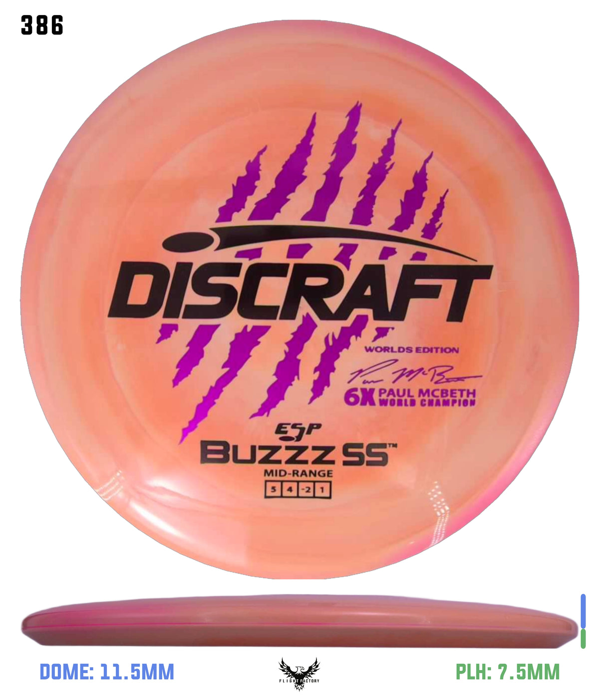 Discraft Paul McBeth 6 Claw ESP Buzzz SS - 2026 Worlds Edition (Page 2)