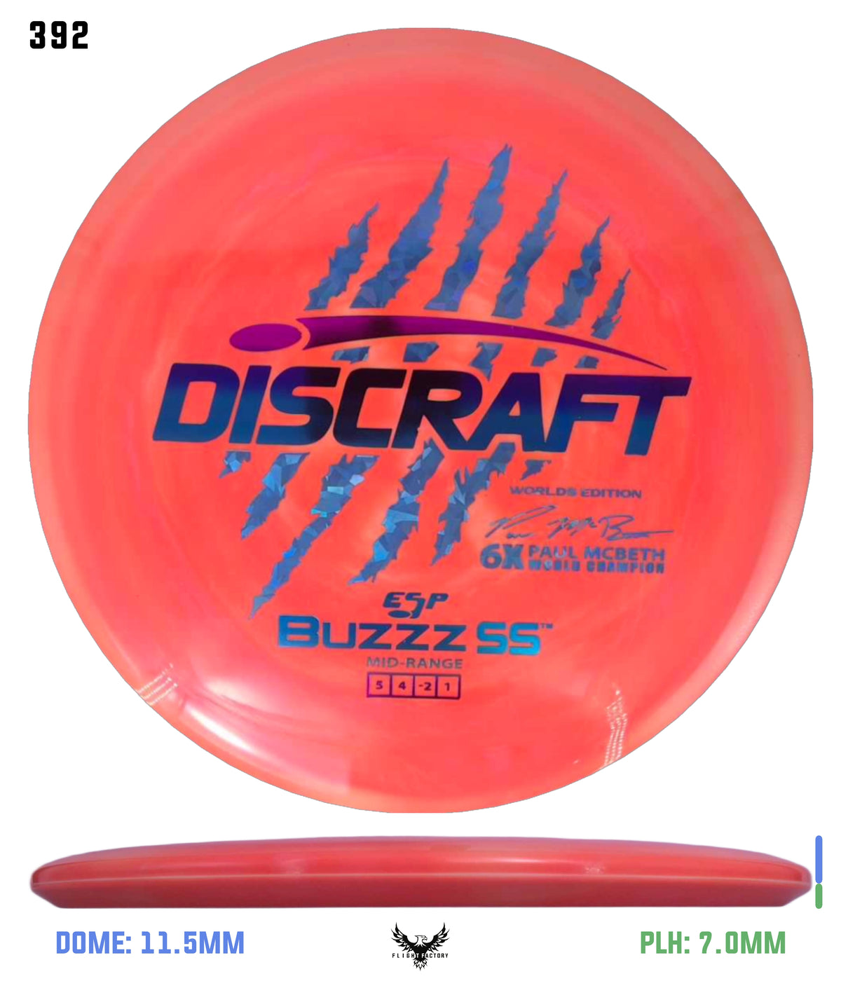 Discraft Paul McBeth 6 Claw ESP Buzzz SS - 2026 Worlds Edition (Page 2)