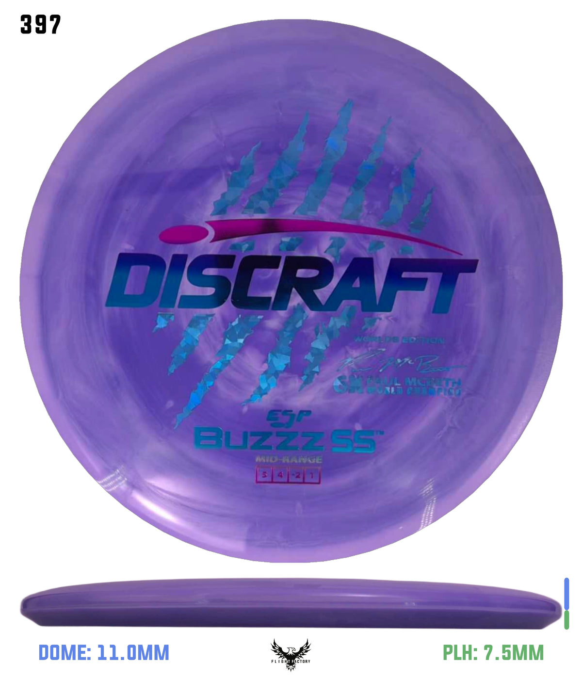 Discraft Paul McBeth 6 Claw ESP Buzzz SS - 2026 Worlds Edition (Page 2)