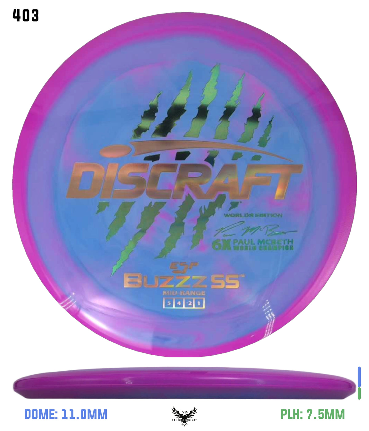 Discraft Paul McBeth 6 Claw ESP Buzzz SS - 2026 Worlds Edition (Page 2)
