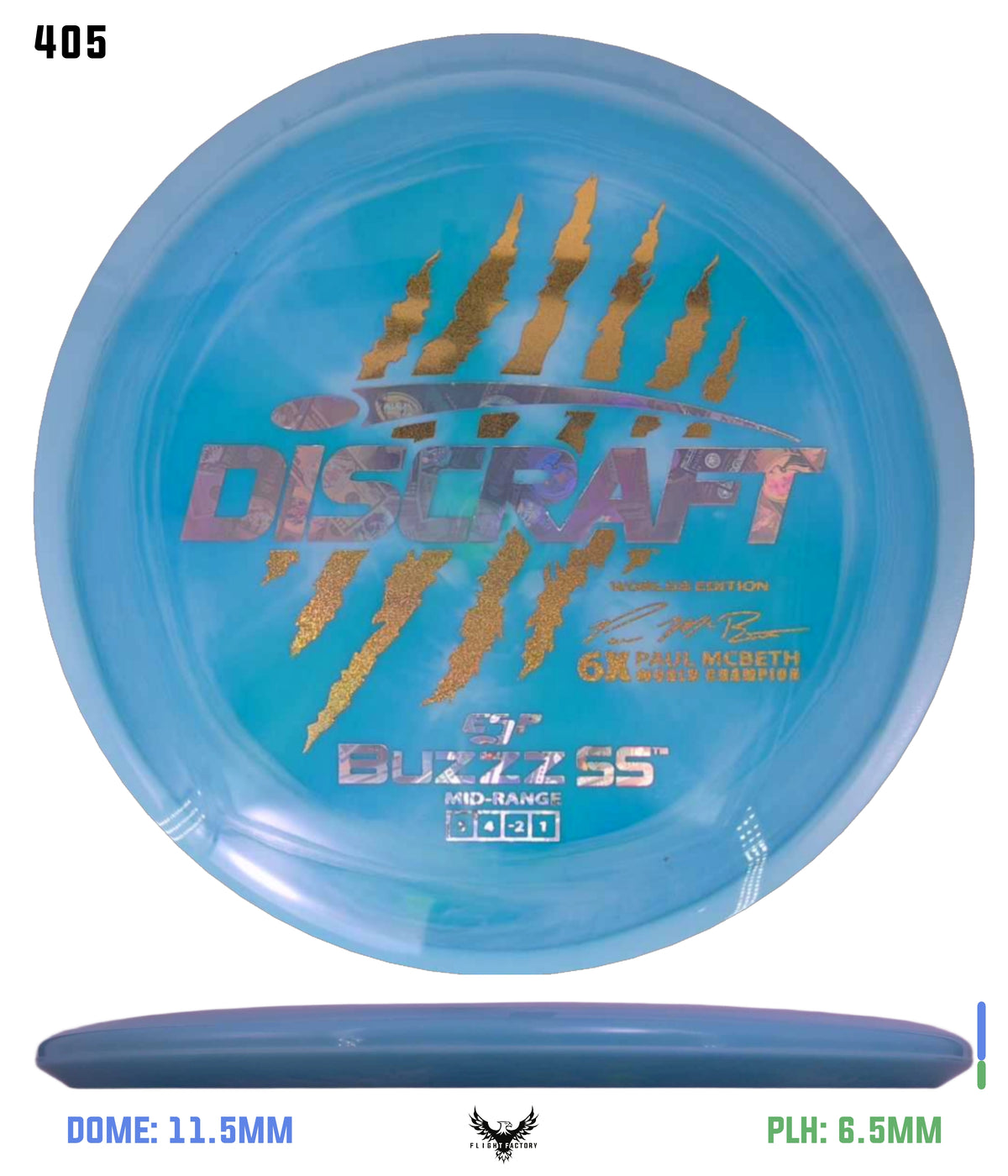 Discraft Paul McBeth 6 Claw ESP Buzzz SS - 2026 Worlds Edition (Page 2)