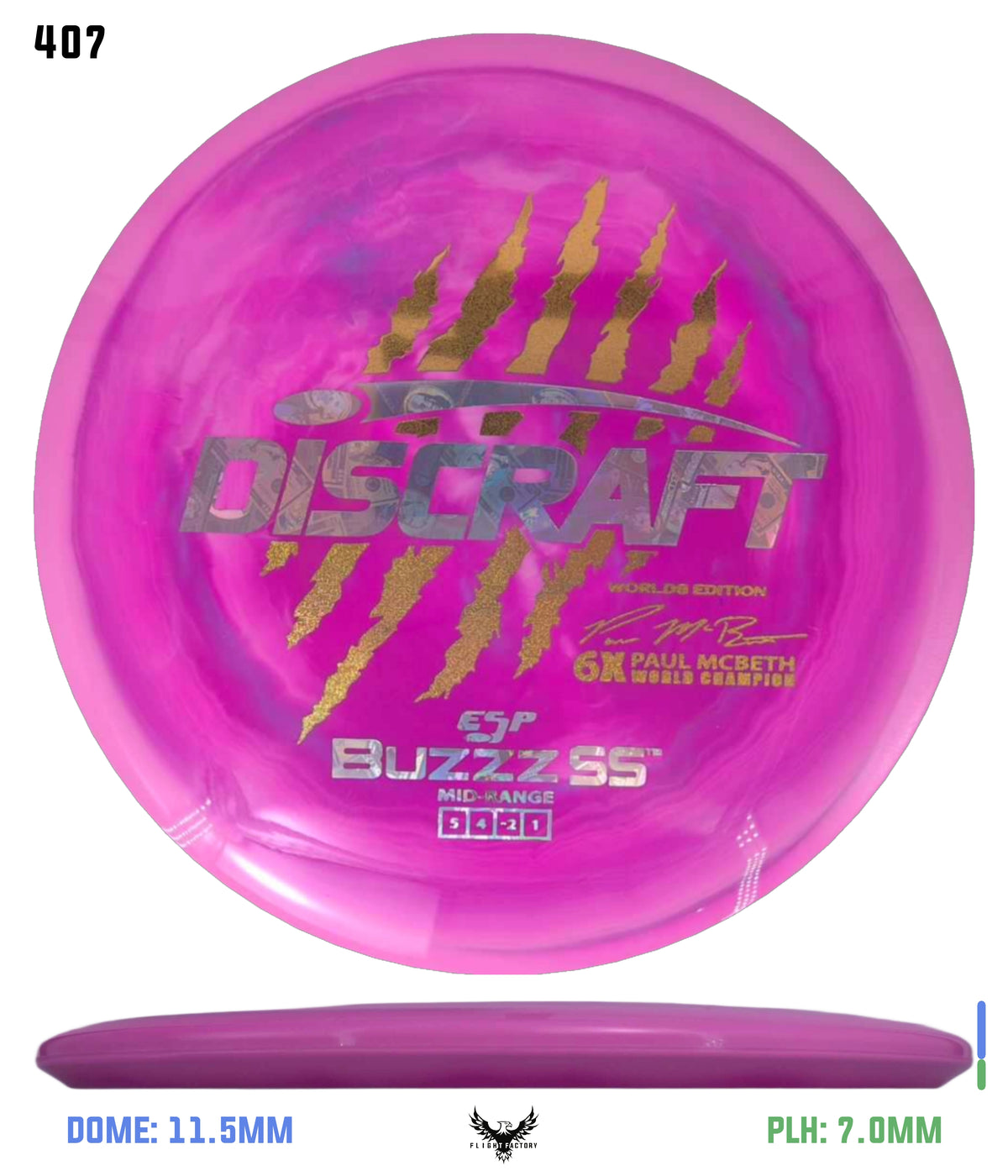 Discraft Paul McBeth 6 Claw ESP Buzzz SS - 2026 Worlds Edition (Page 2)