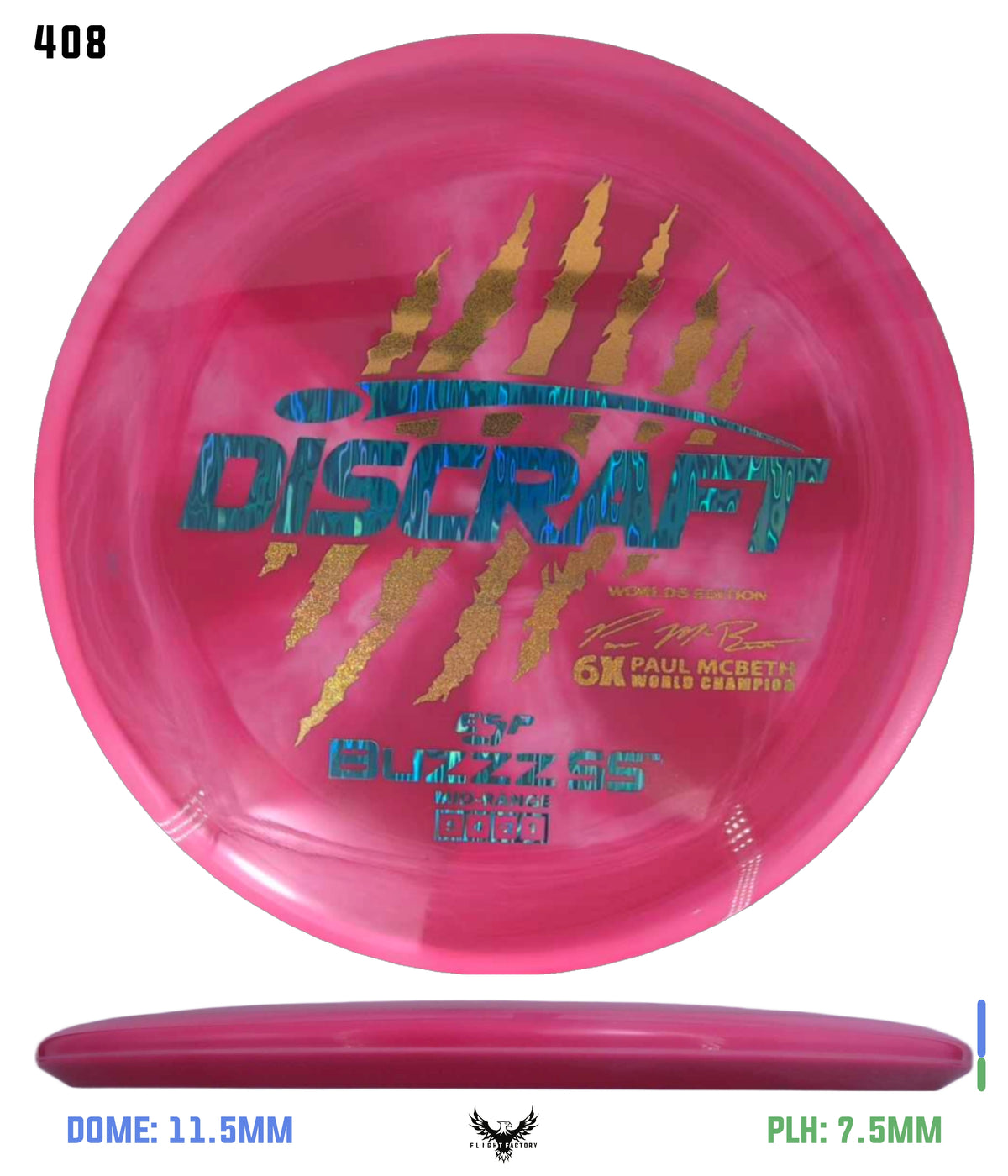 Discraft Paul McBeth 6 Claw ESP Buzzz SS - 2026 Worlds Edition (Page 2)
