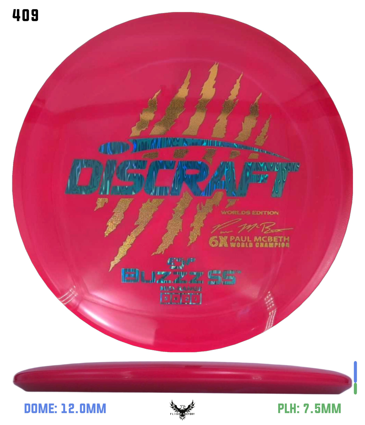 Discraft Paul McBeth 6 Claw ESP Buzzz SS - 2026 Worlds Edition (Page 2)
