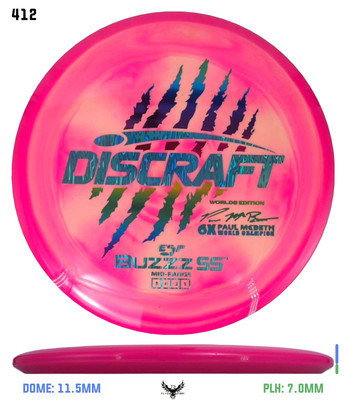 Discraft Paul McBeth 6 Claw ESP Buzzz SS - 2026 Worlds Edition (Page 2)