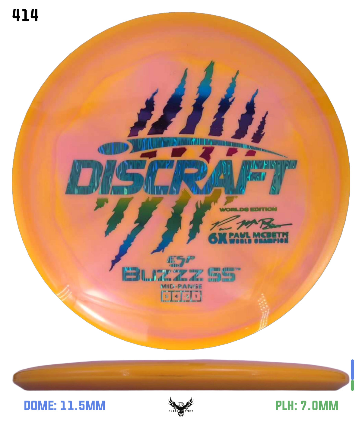 Discraft Paul McBeth 6 Claw ESP Buzzz SS - 2026 Worlds Edition (Page 2)