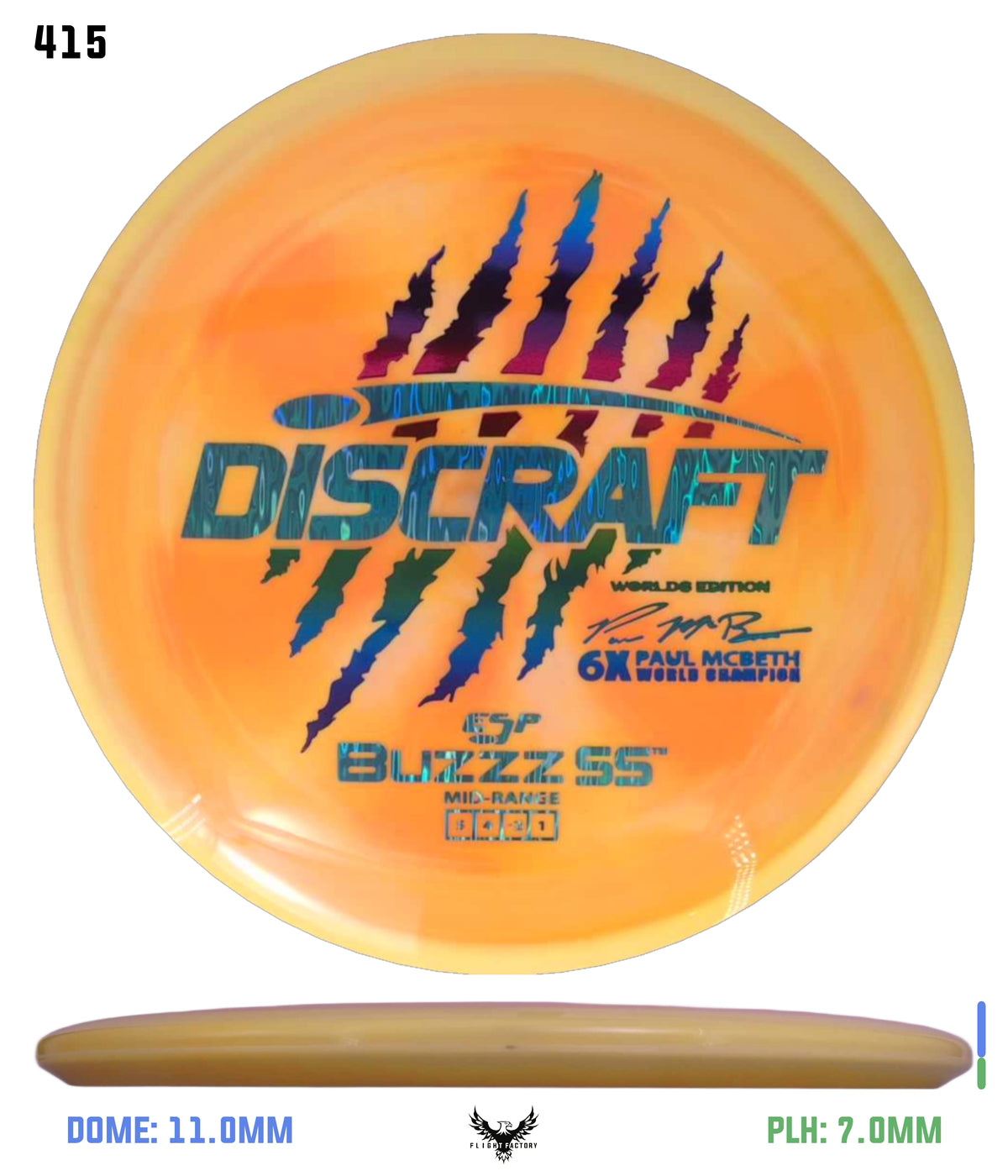 Discraft Paul McBeth 6 Claw ESP Buzzz SS - 2026 Worlds Edition (Page 2)