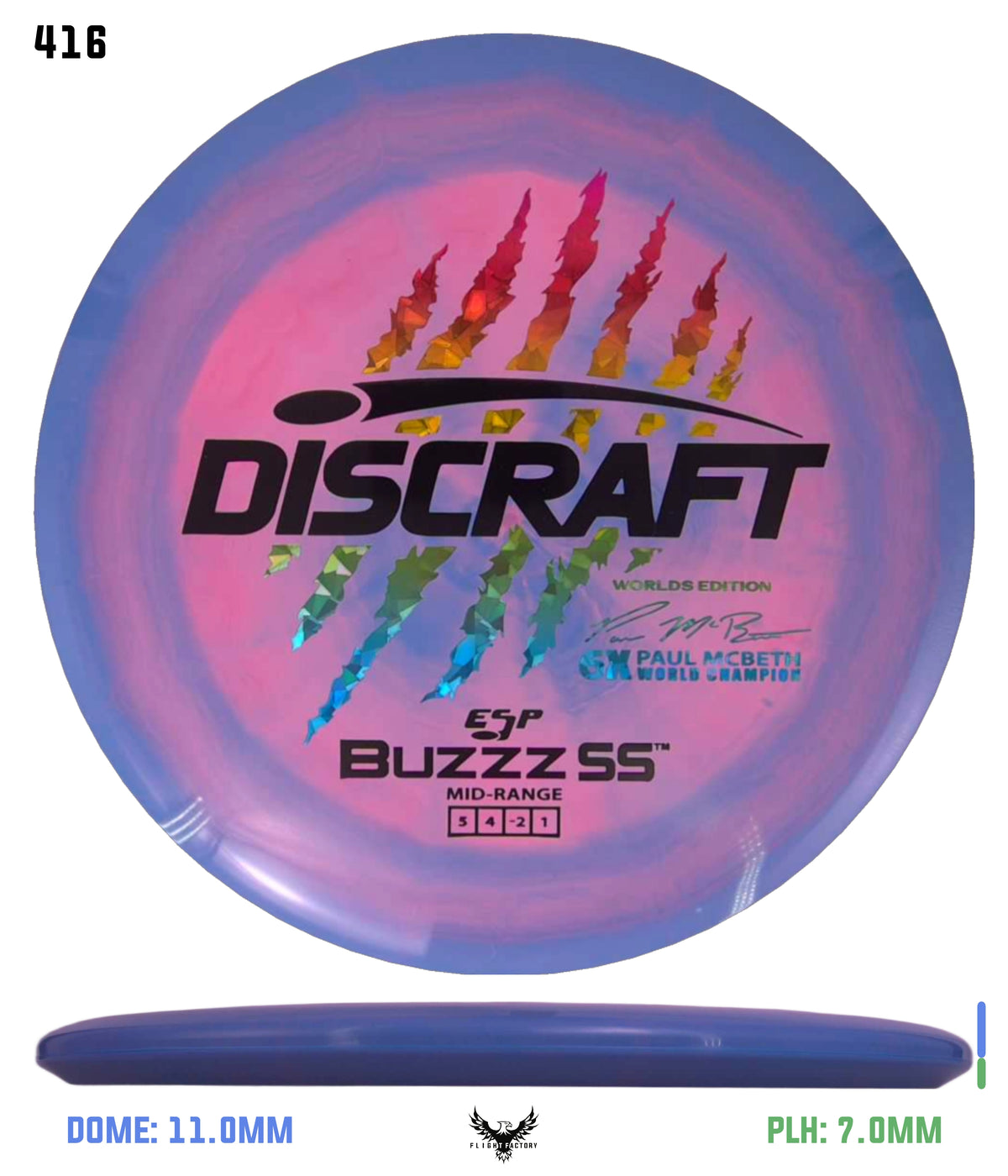 Discraft Paul McBeth 6 Claw ESP Buzzz SS - 2026 Worlds Edition (Page 2)