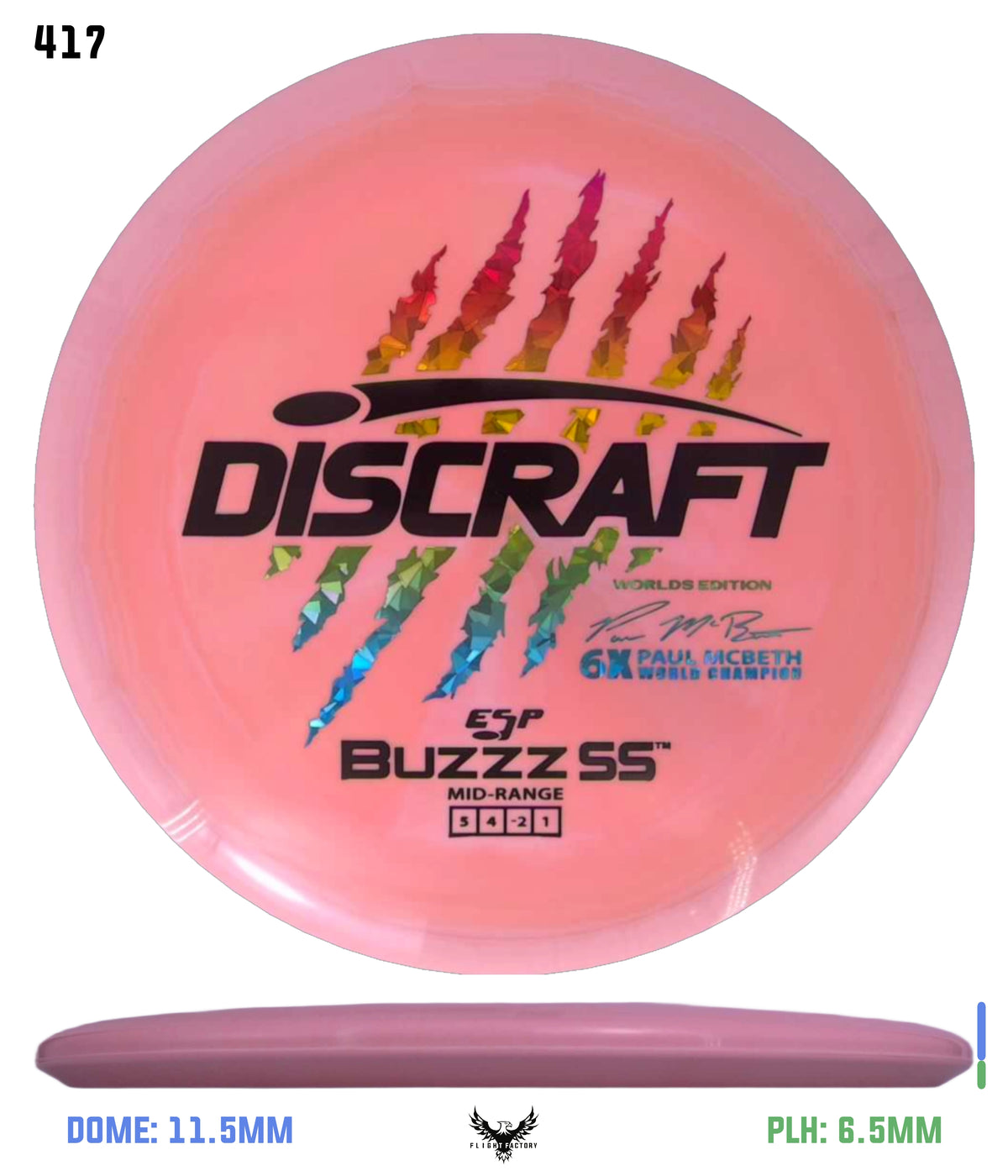 Discraft Paul McBeth 6 Claw ESP Buzzz SS - 2026 Worlds Edition (Page 2)