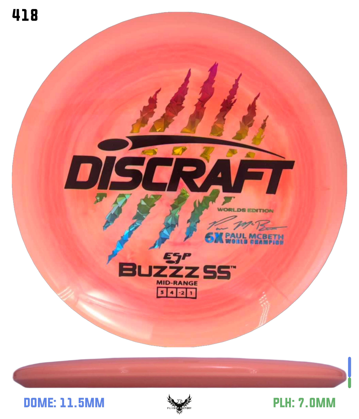 Discraft Paul McBeth 6 Claw ESP Buzzz SS - 2026 Worlds Edition (Page 2)