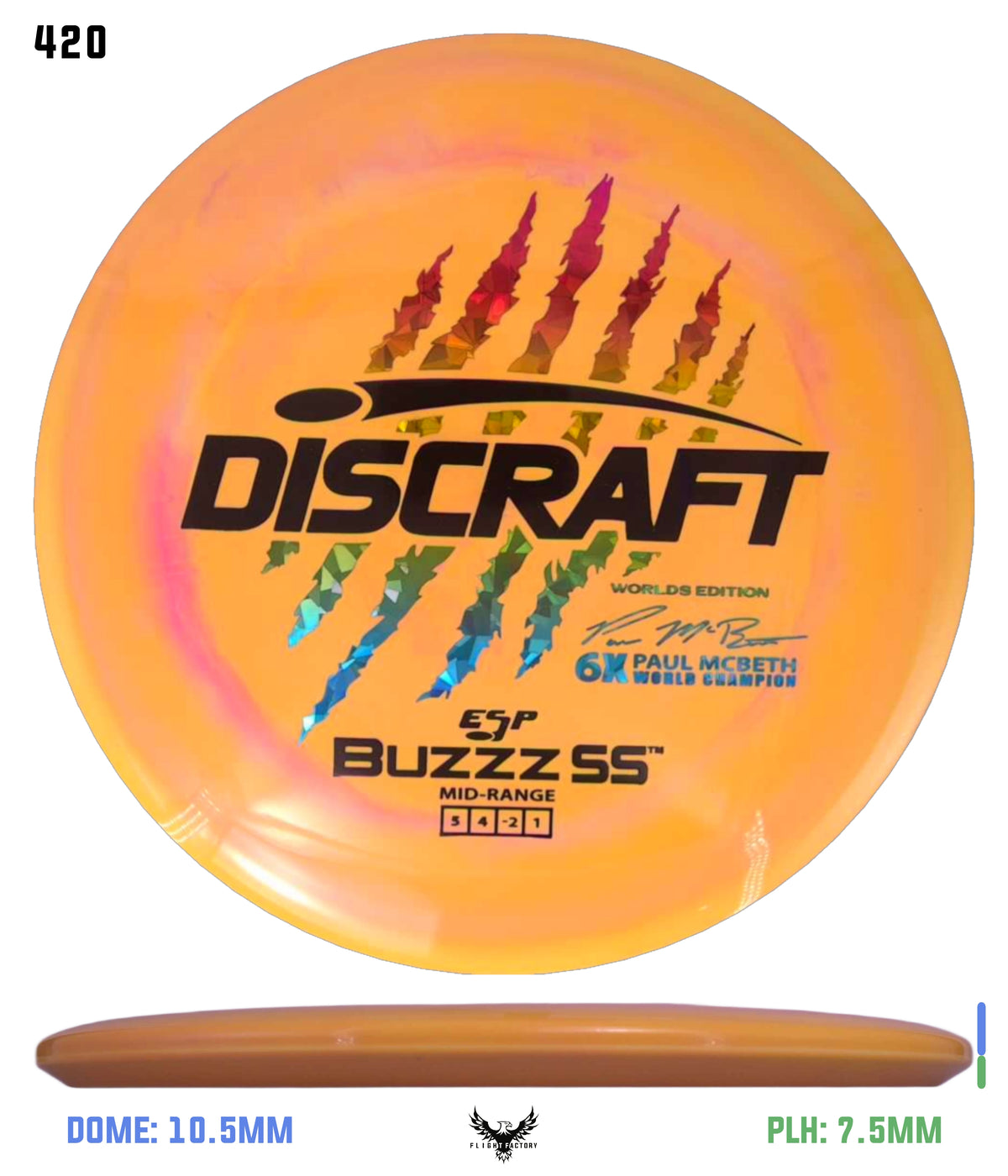 Discraft Paul McBeth 6 Claw ESP Buzzz SS - 2026 Worlds Edition (Page 2)