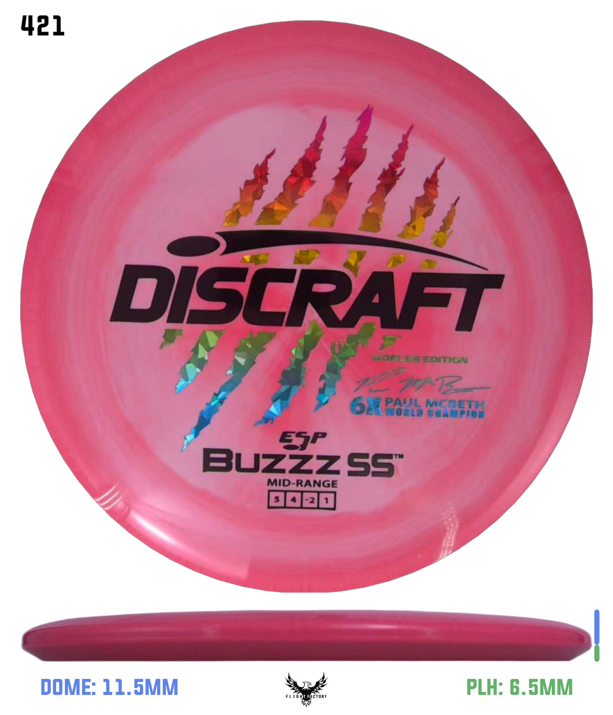 Discraft Paul McBeth 6 Claw ESP Buzzz SS - 2026 Worlds Edition (Page 2)