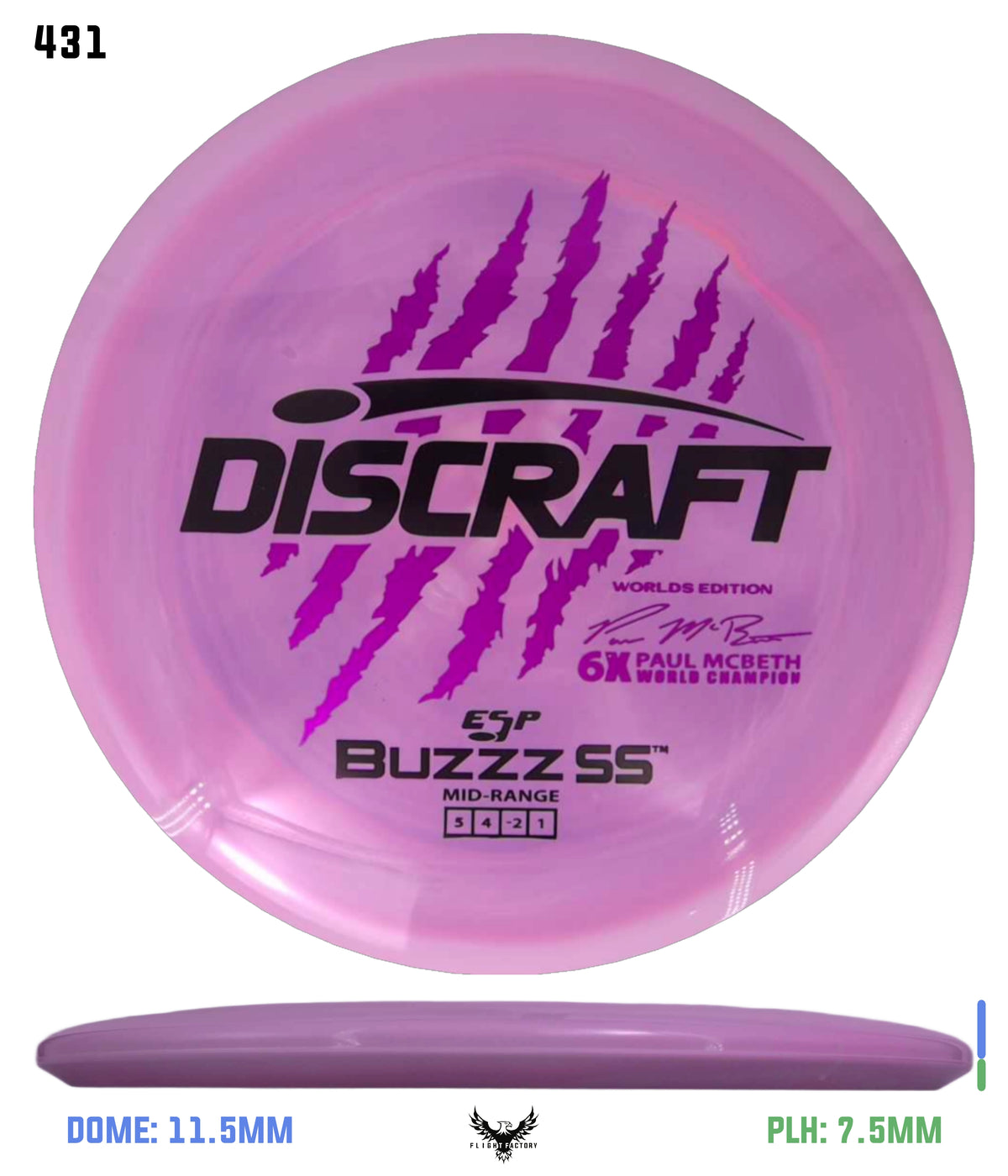 Discraft Paul McBeth 6 Claw ESP Buzzz SS - 2026 Worlds Edition (Page 2)