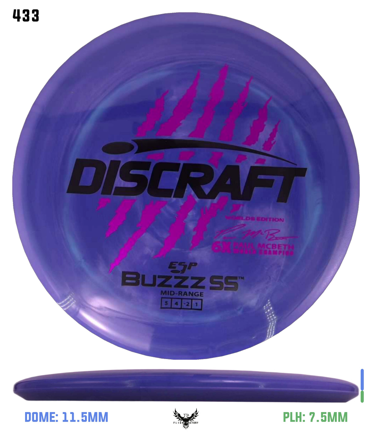 Discraft Paul McBeth 6 Claw ESP Buzzz SS - 2026 Worlds Edition (Page 2)