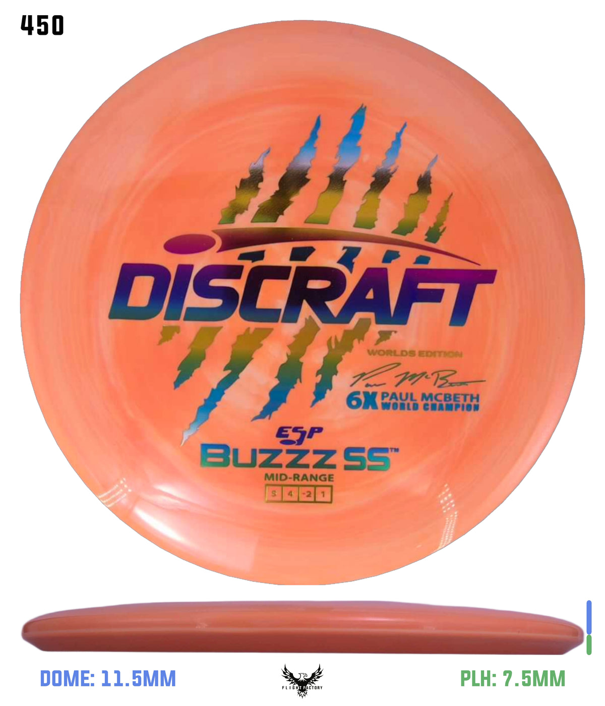 Discraft Paul McBeth 6 Claw ESP Buzzz SS - 2026 Worlds Edition (Page 2)