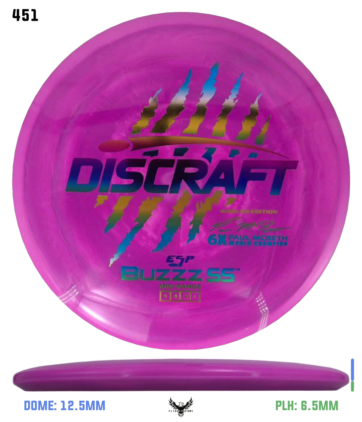 Discraft Paul McBeth 6 Claw ESP Buzzz SS - 2026 Worlds Edition (Page 2)