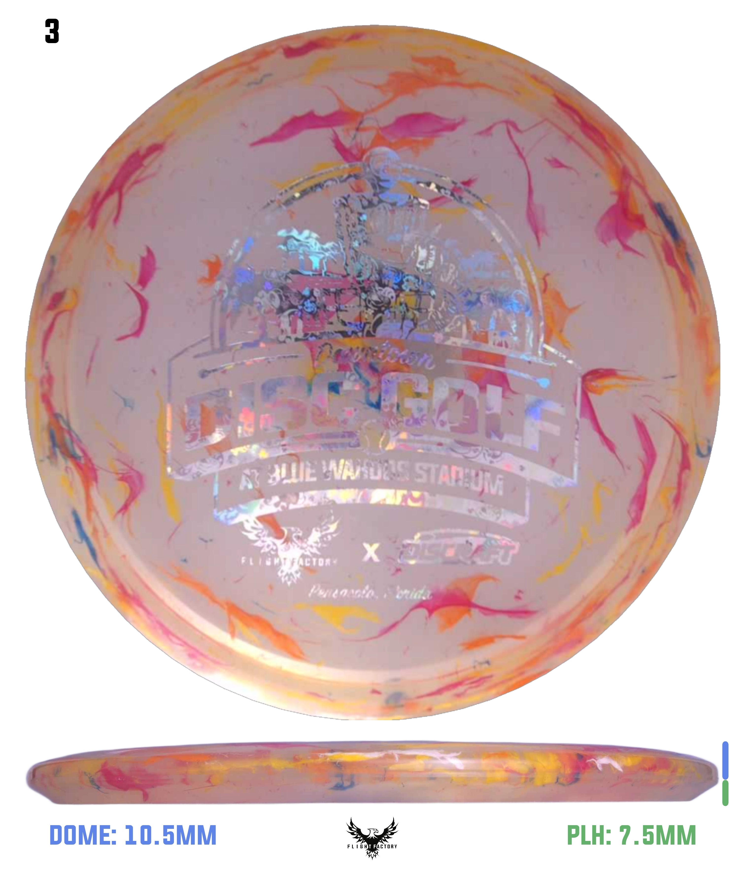 ●BONUS DISC Discraft Colorshift Z Zone - Ledgestone 3 (2023) - Flight
