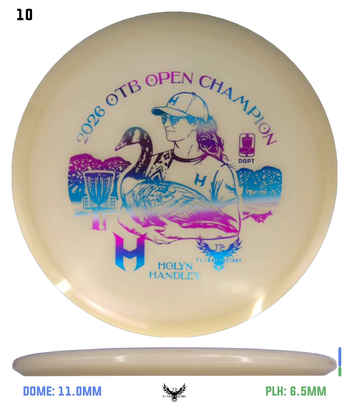 Discraft MEGA GLO Z Buzzz SS -  Holyn Handley 2026 OTB Champion Commemorative Disc