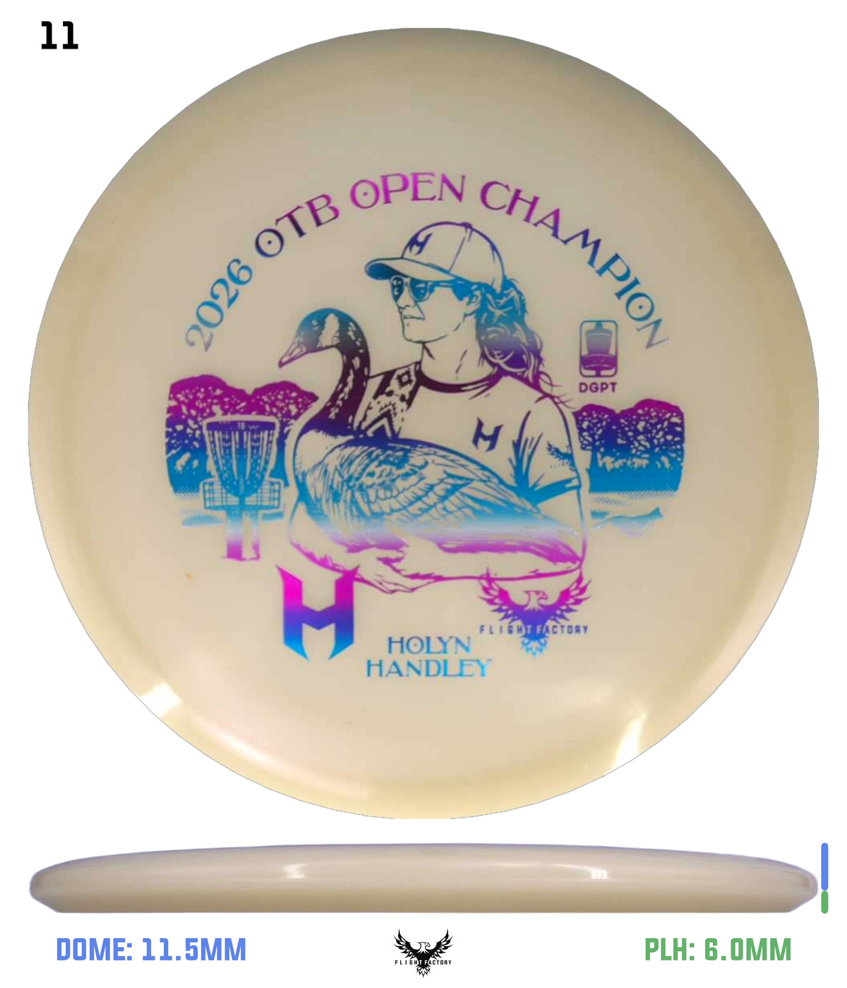Discraft MEGA GLO Z Buzzz SS -  Holyn Handley 2026 OTB Champion Commemorative Disc