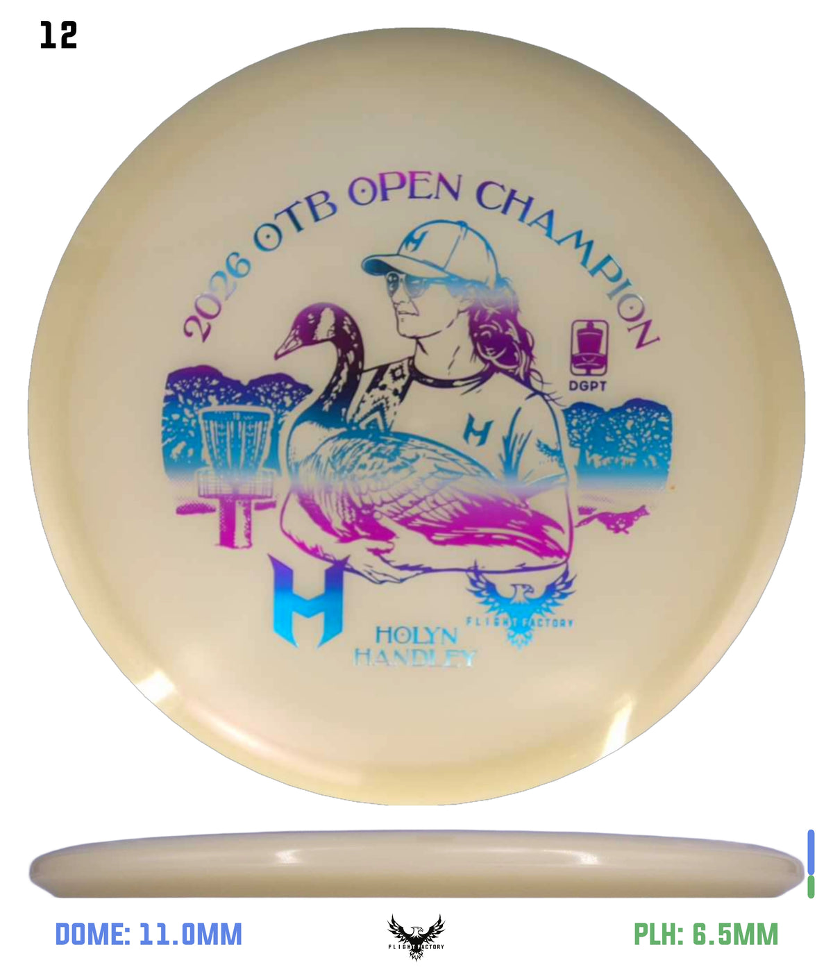 Discraft MEGA GLO Z Buzzz SS -  Holyn Handley 2026 OTB Champion Commemorative Disc
