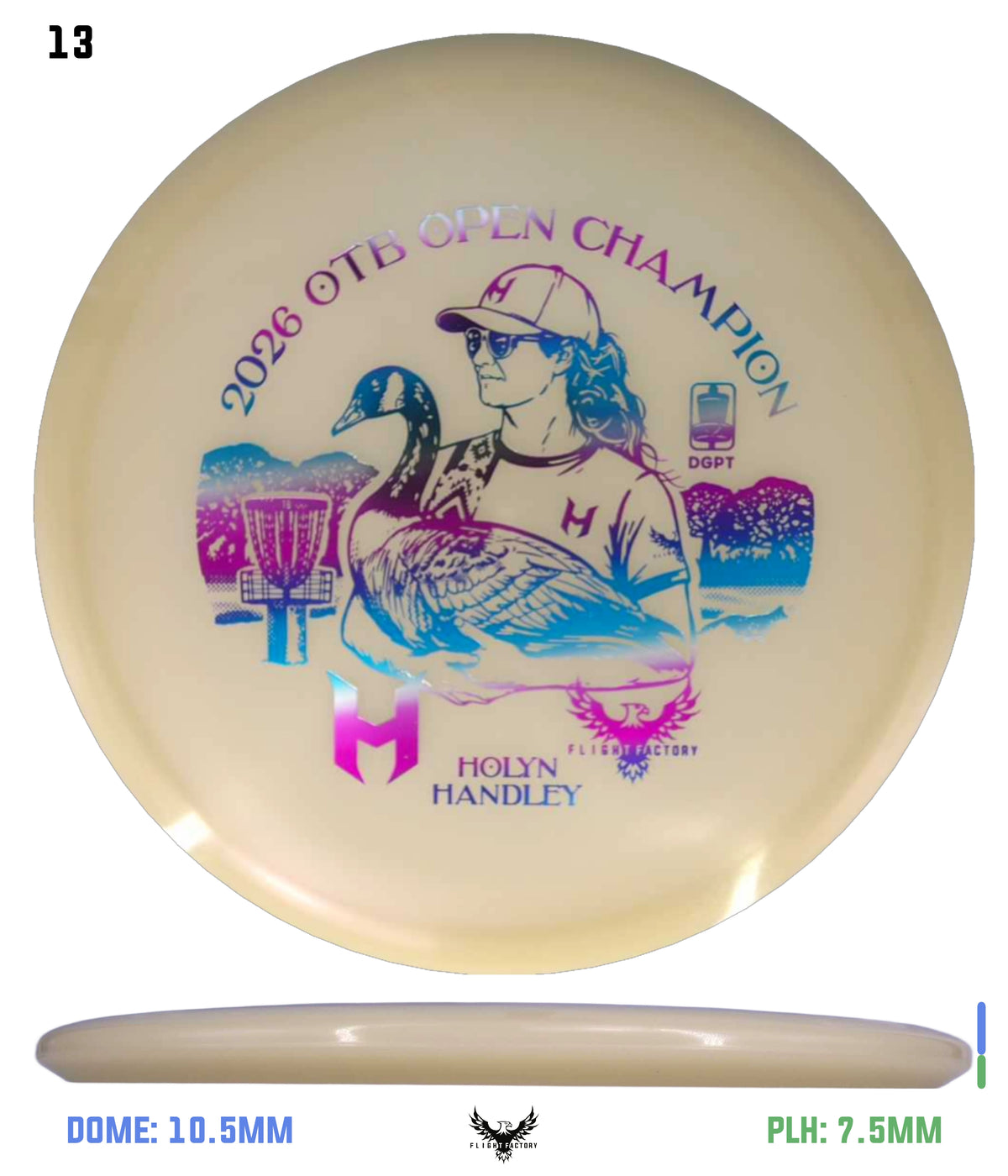 Discraft MEGA GLO Z Buzzz SS -  Holyn Handley 2026 OTB Champion Commemorative Disc