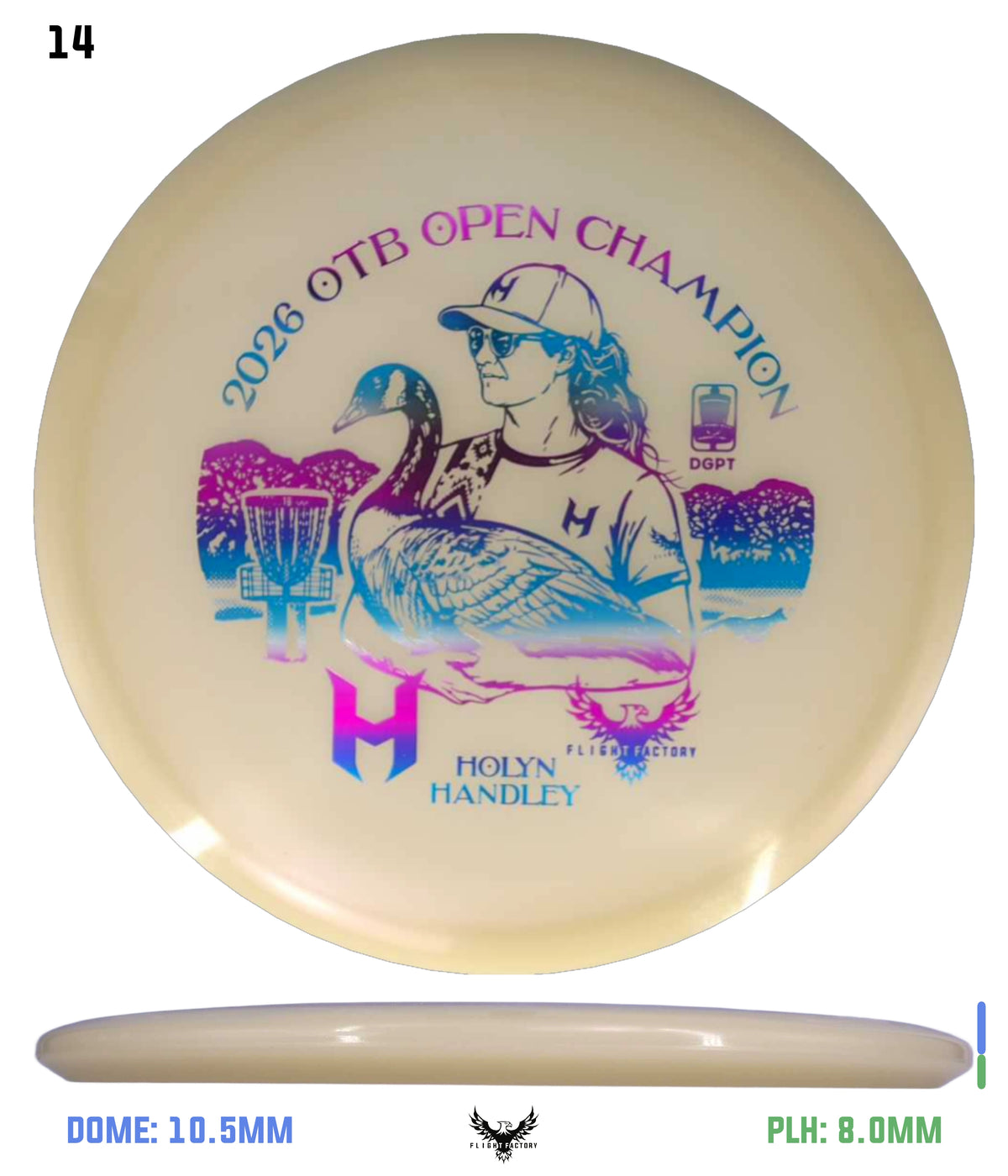 Discraft MEGA GLO Z Buzzz SS -  Holyn Handley 2026 OTB Champion Commemorative Disc
