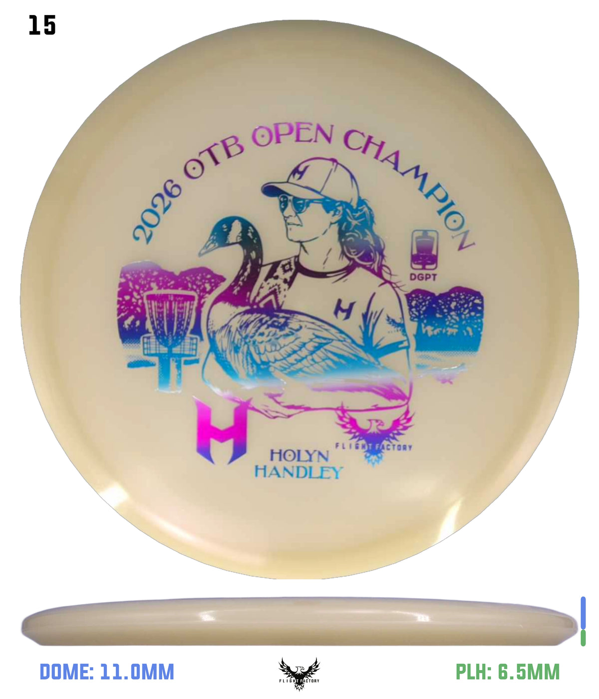 Discraft MEGA GLO Z Buzzz SS -  Holyn Handley 2026 OTB Champion Commemorative Disc