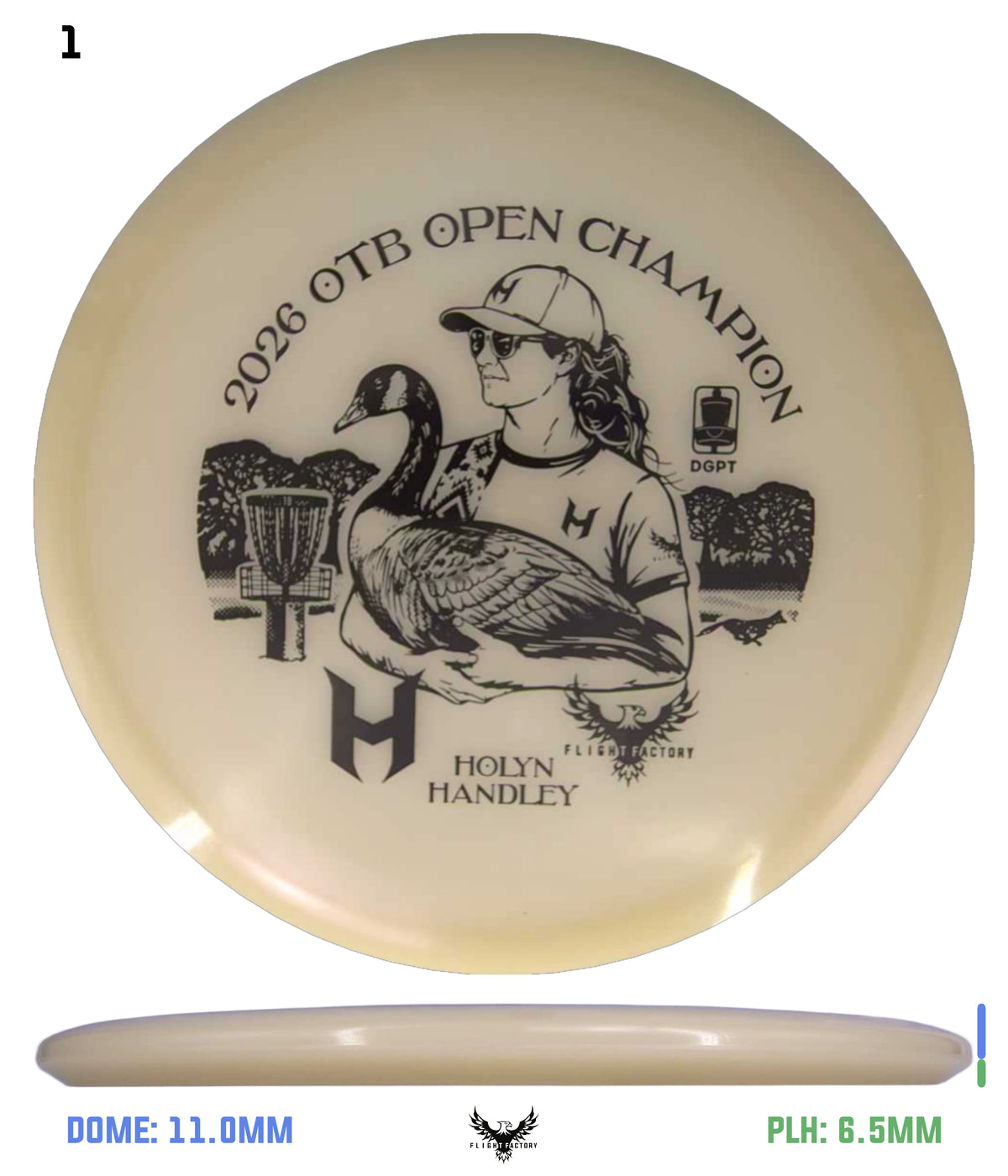 Discraft MEGA GLO Z Buzzz SS -  Holyn Handley 2026 OTB Champion Commemorative Disc