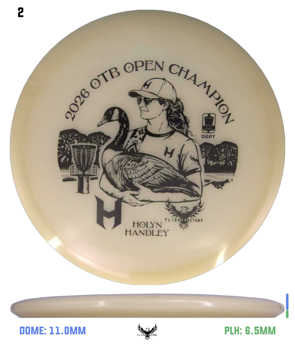 Discraft MEGA GLO Z Buzzz SS -  Holyn Handley 2026 OTB Champion Commemorative Disc